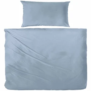 Giancasa Luxus Satin Bettwäsche Uni 255001-345 Rauchblau 8