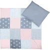 Ullenboom Baby Bettwäsche-Set Rosa Grau 80 X 80 Cm + 35 X 40 Cm 7