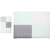 Ullenboom Kinder Bettwäsche-Set Mint Grau 135 X 100 Cm + 40 X 60 Cm 5