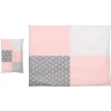 Ullenboom Kinder Bettwäsche-Set Rosa Grau 135 X 100 Cm + 40 X 60 Cm 5