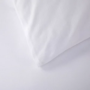 Lacoste L PIQUE Bettdeckenbezug – 155×220 Cm – Blanc 16