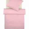 Fleuresse Colours Interlock Jersey Bettwäsche-Garnitur – 135×200 / 80×80 Cm – Rosé 7