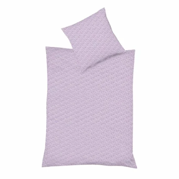 Fleuresse Topas 073850 Bettwäsche-Set Aus Interlock-Jersey – 155×220 / 80×80 Cm – Lavender 1