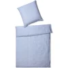 Elegante Breeze Kinderbettwäsche Aus Halbleinen – 100×135 / 40×60 Cm – Bleu 14