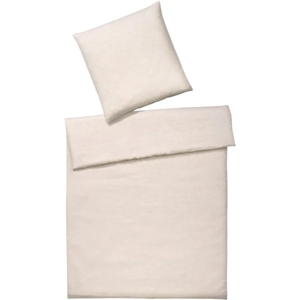 Elegante Breeze Kinderbettwäsche Aus Halbleinen – 100×135 / 40×60 Cm – Apricot 1