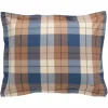 GANT Flannel Check Kopfkissenbezug – 40×80 Cm – Deep Blue 13