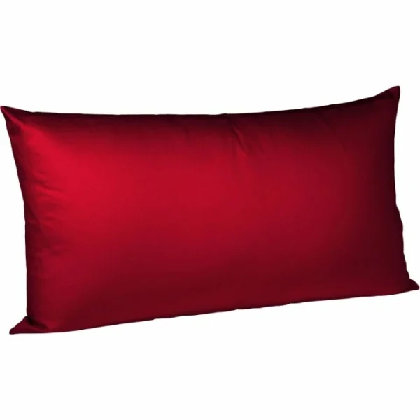 Fleuresse Lech Kopfkissenbezug Aus Flanell – 40×80 Cm – Red 1