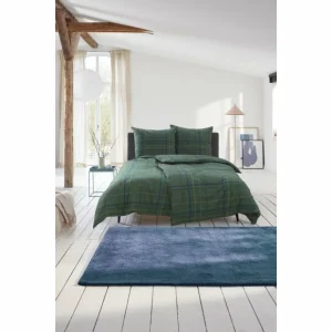 ESPRIT Home Folklore Check Bettwäsche-Set Aus Flanell – 135×200 / 80×80 Cm – Green 10