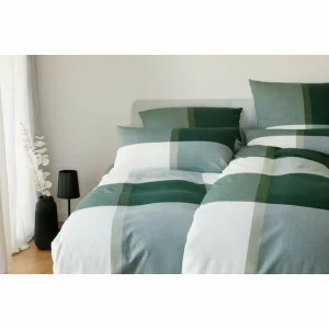 Elegante Berkeley Bettwäsche-Set Aus Soft-Flanell – 155×220 / 80×80 Cm – Green 6